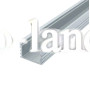 Профиль алюминиевый накладной BIOM ЛП12 12х16 (палка 2м), м